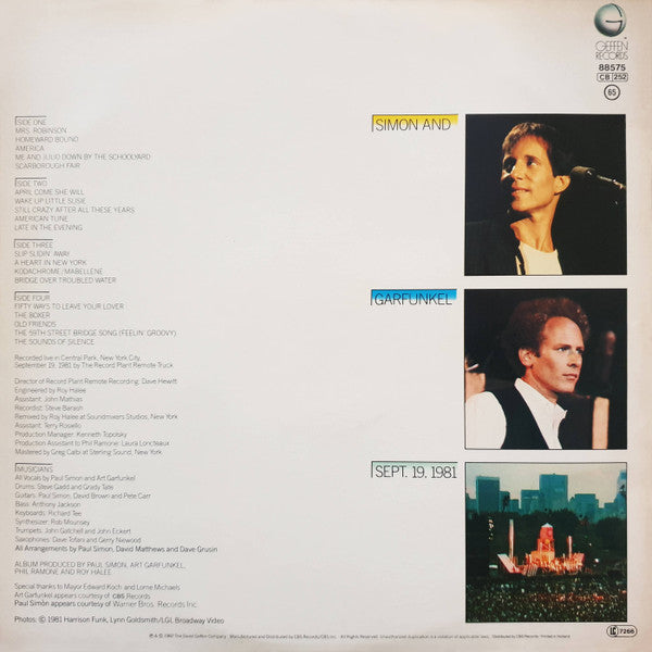 Simon And Garfunkel* -The Concert In Central Park