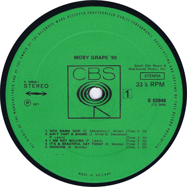 Moby Grape -Moby Grape '69