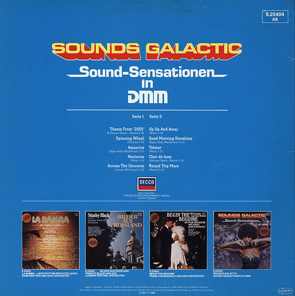 Sounds Galactic -Sound-Sensationen