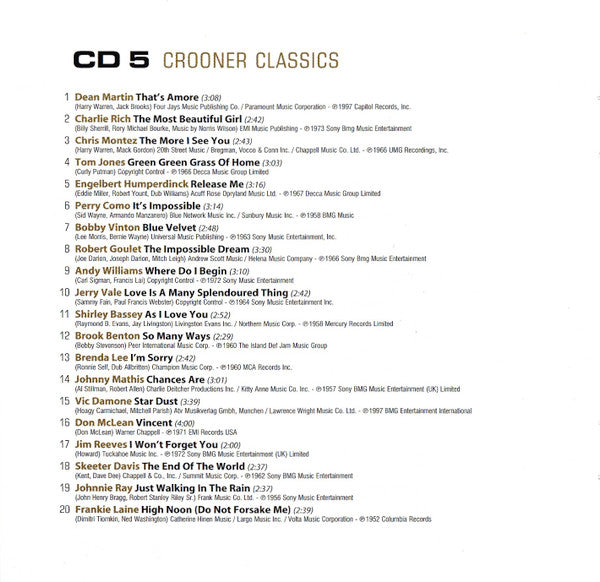Various -100 Crooner Classics