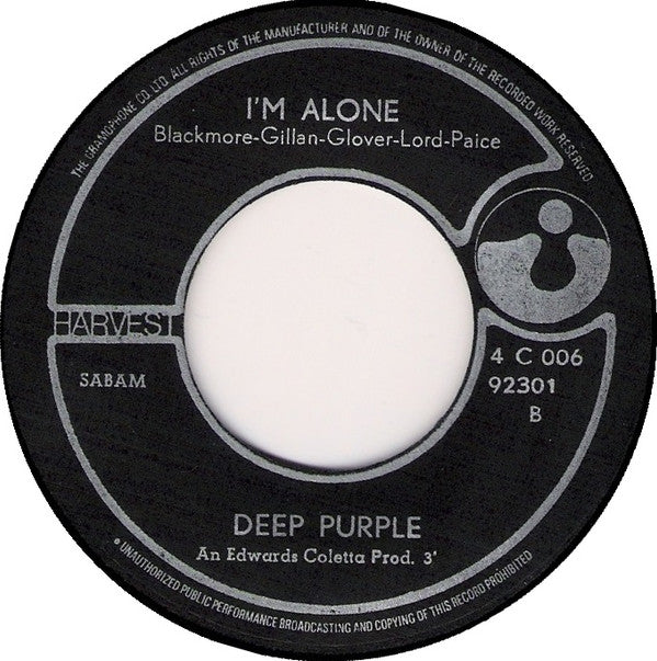 Deep Purple -Strange Kind Of Woman / I'm Alone