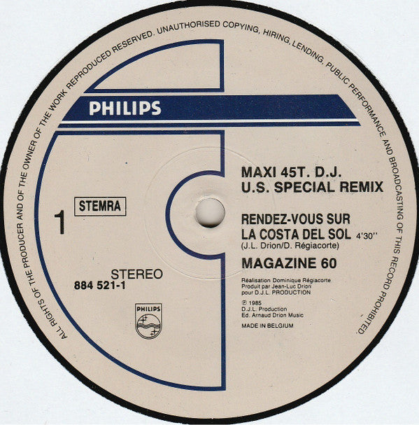 Magazine 60 - Rendez-Vous Sur La Costa Del Sol (D.J./U.S. Special Remix)