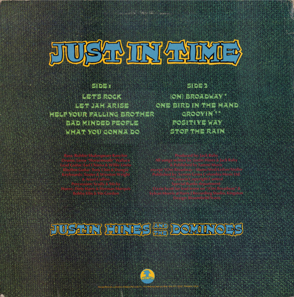 Justin Hines And The Dominoes* -Just In Time