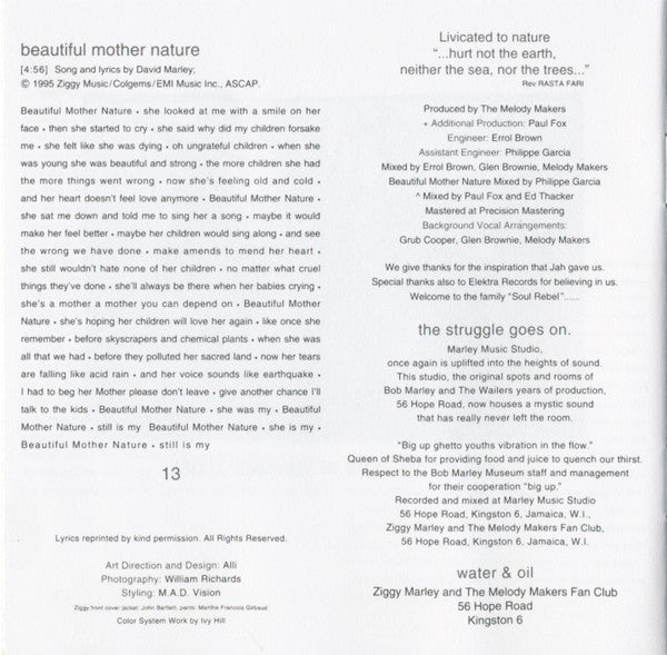 Ziggy Marley And The Melody Makers - Free Like We Want 2 B