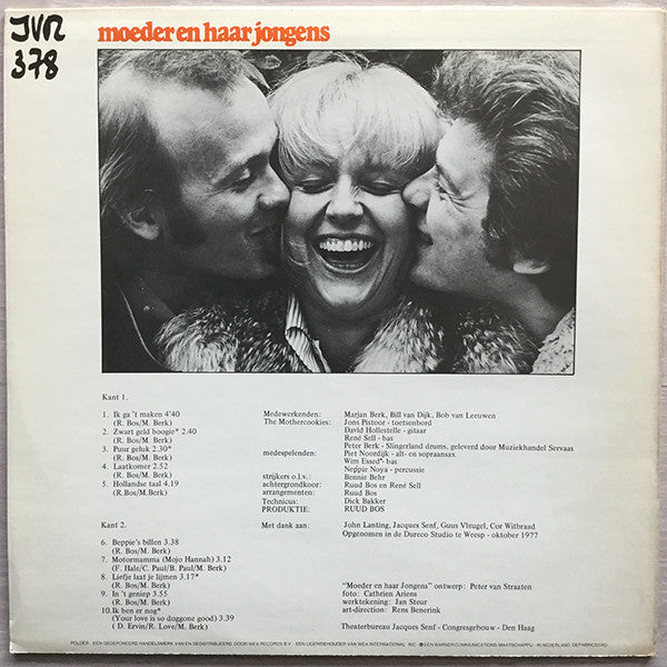Moeder En Haar Jongens, Marjan Berk, Bill van Dijk, Bob van Leeuwen, The Mothercookies -Moeder En Haar Jongens