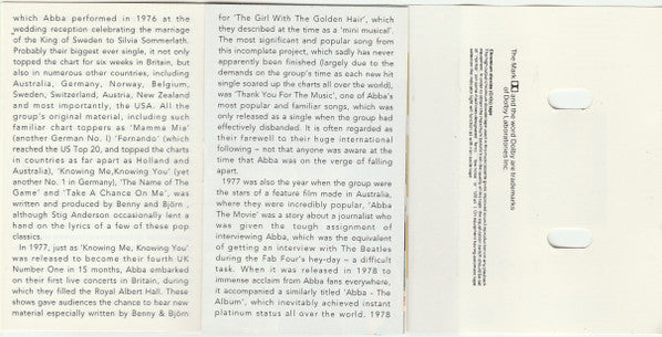 ABBA -Gold (Greatest Hits)