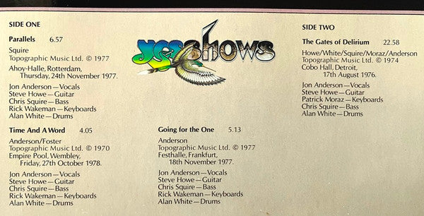 Yes -Yesshows