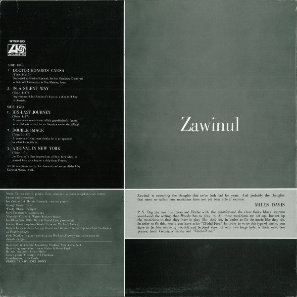 Zawinul* - Zawinul