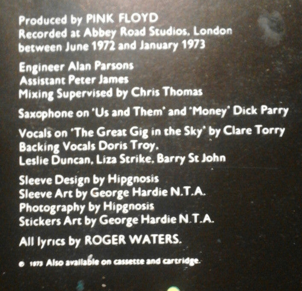 Pink Floyd -The Dark Side Of The Moon