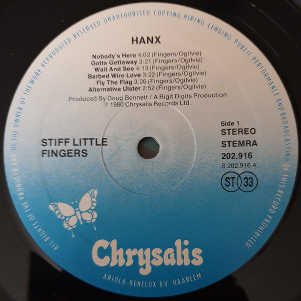 Stiff Little Fingers -Hanx!