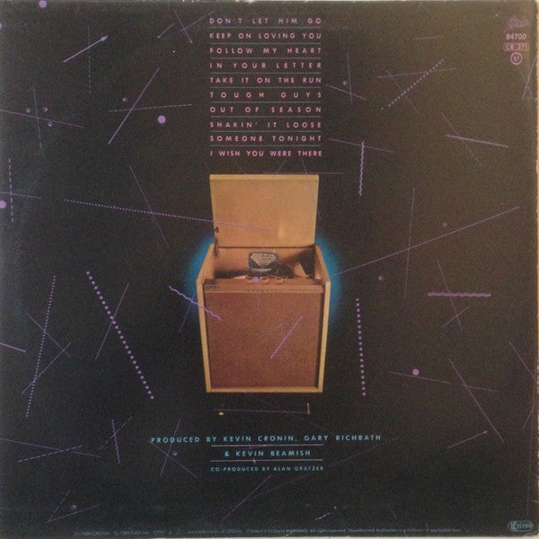 REO Speedwagon -Hi Infidelity
