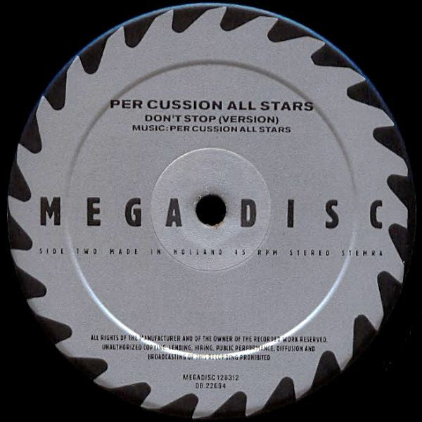 Per Cussion All Stars Featuring Grand Master Funk* -Don't Stop