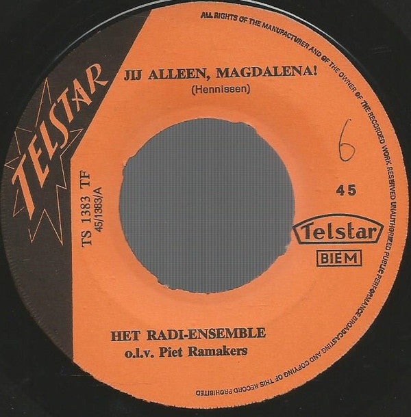 Het Radi-Ensemble -Jij Alleen, Magdalena