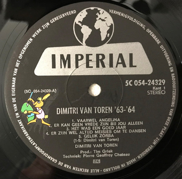 Dimitri Van Toren -Dimitri Van Toren '63-'64