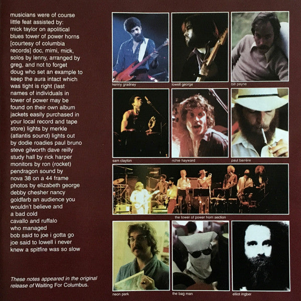 Little Feat - Waiting For Columbus