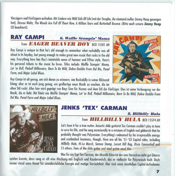 Various -That's What Makes The Jukebox Play (Highlights From Bear Family's Releases: Hillbilly & Rockabilly)