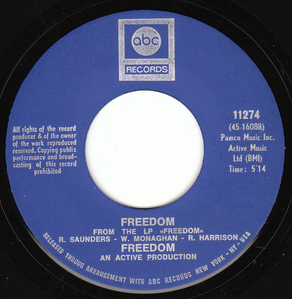 Freedom (9) -Nobody / Freedom
