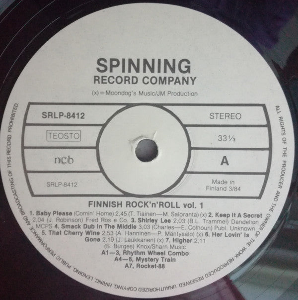 Various - Finnish Rock 'N' Roll Vol. 1