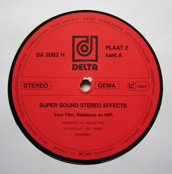 No Artist -Super Sound Stereo Effects (Voor Film, Diashows En HiFi)