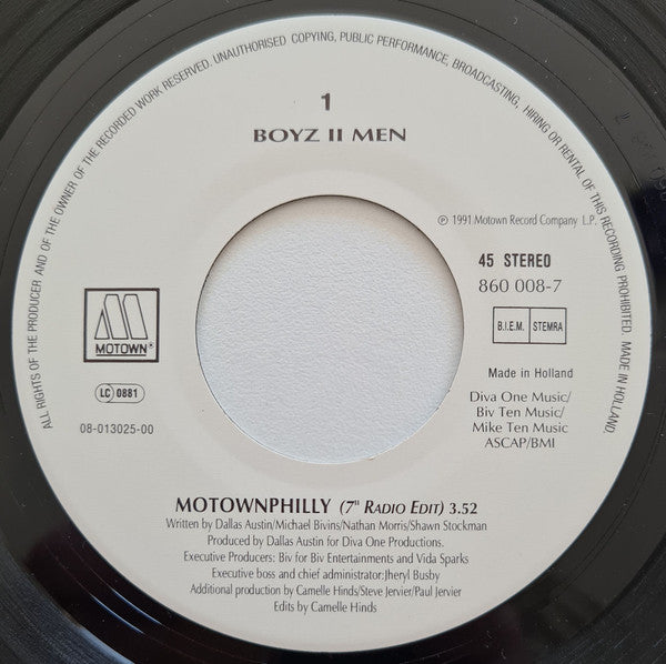 Boyz II Men -Motownphilly