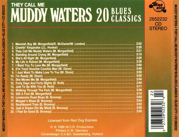 Muddy Waters - They Call Me Muddy Waters (20 Blues Classics)