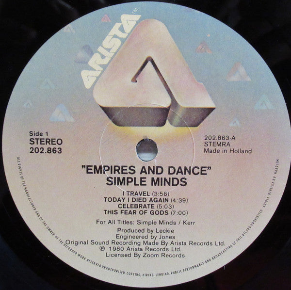 Simple Minds -Empires And Dance