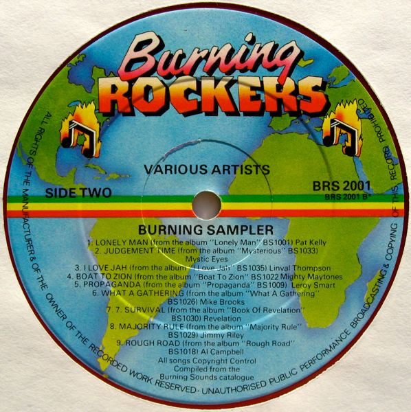 Various -Burning Sampler - Reggae Hits