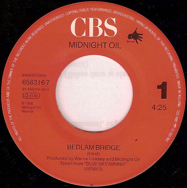 Midnight Oil -Bedlam Bridge