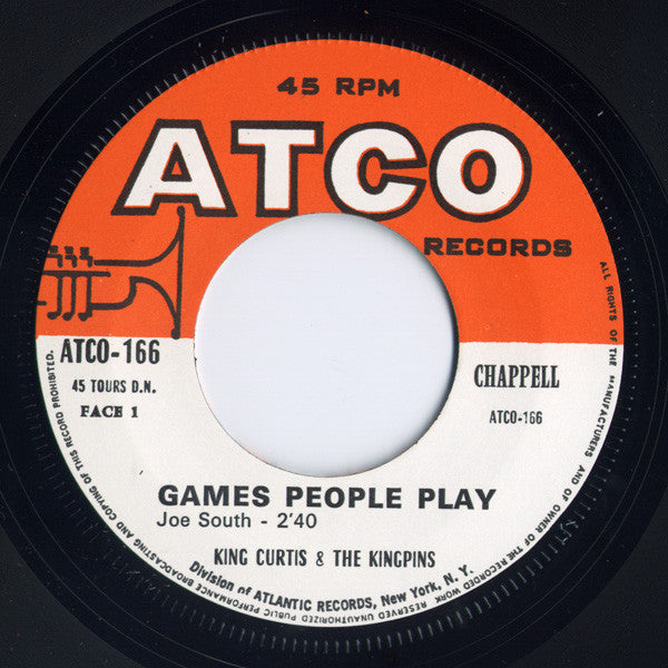 King Curtis -Games People Play / Foot Pattin' (Part II)