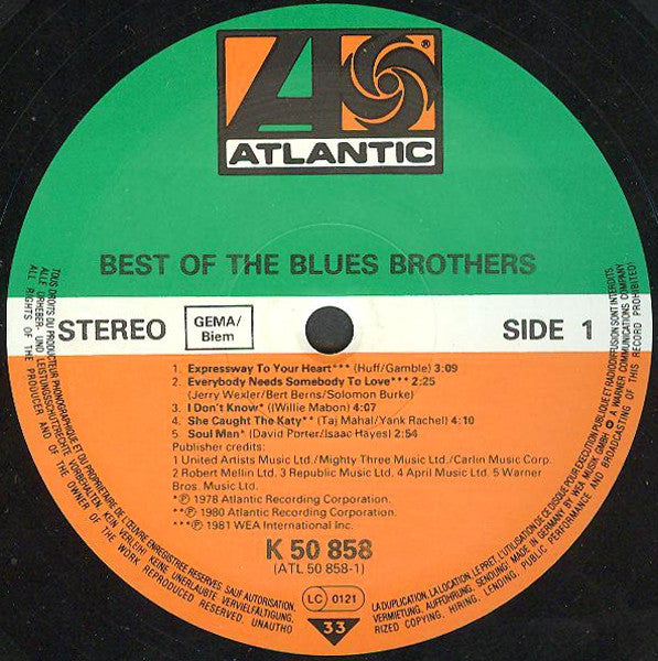 The Blues Brothers -Best Of The Blues Brothers