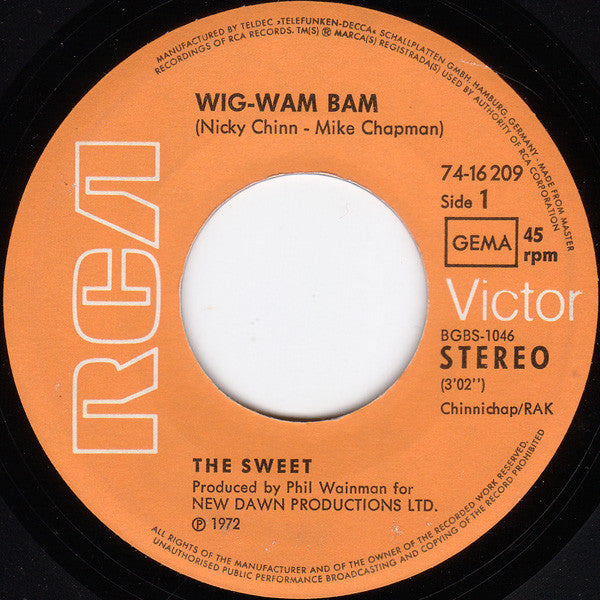 The Sweet -Wig-Wam Bam