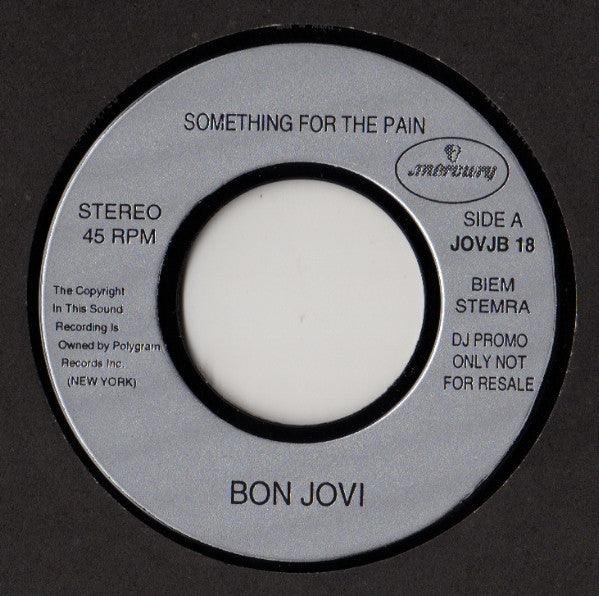 Bon Jovi -Something For The Pain