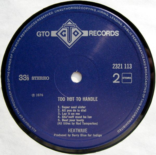 Heatwave - Too Hot To Handle