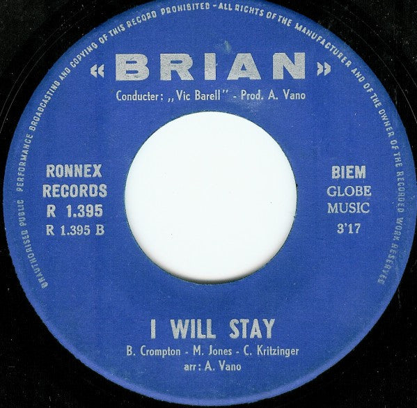 Brian (19) -Too Late For Tears