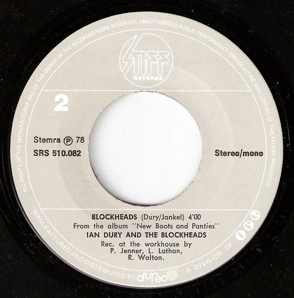 Ian Dury & The Blockheads* -Wake Up!