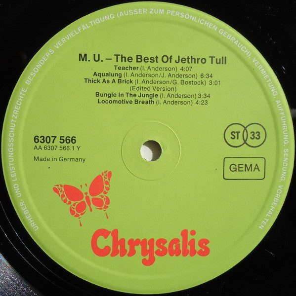 Jethro Tull -M.U. - The Best Of Jethro Tull