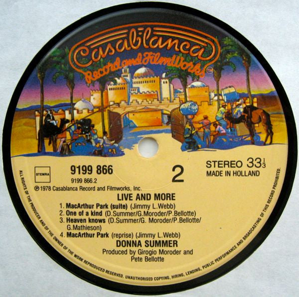 Donna Summer -Live And More