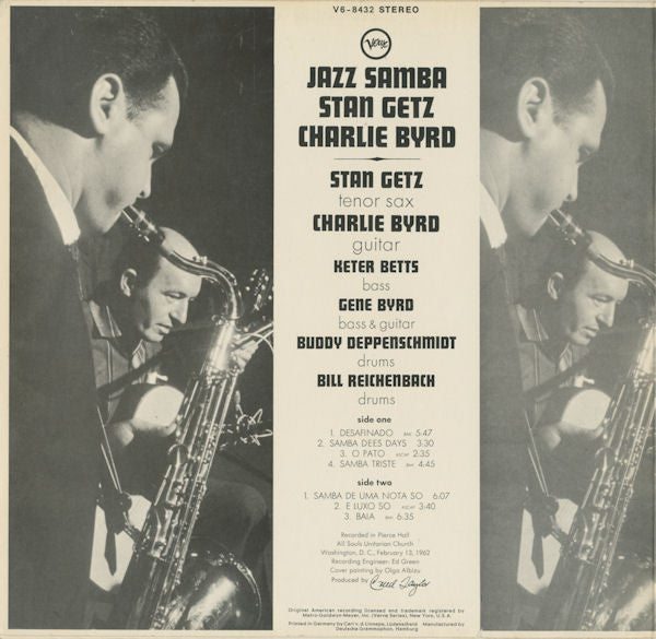 Stan Getz / Charlie Byrd -Jazz Samba