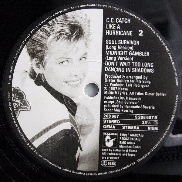 C.C. Catch -Like A Hurricane