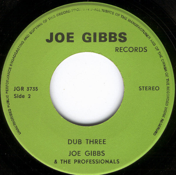 Joe Gibbs And The Professionals* - Chapter Three / Dub Three