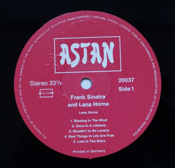 Frank Sinatra And Lena Horne -Frank Sinatra And Lena Horne