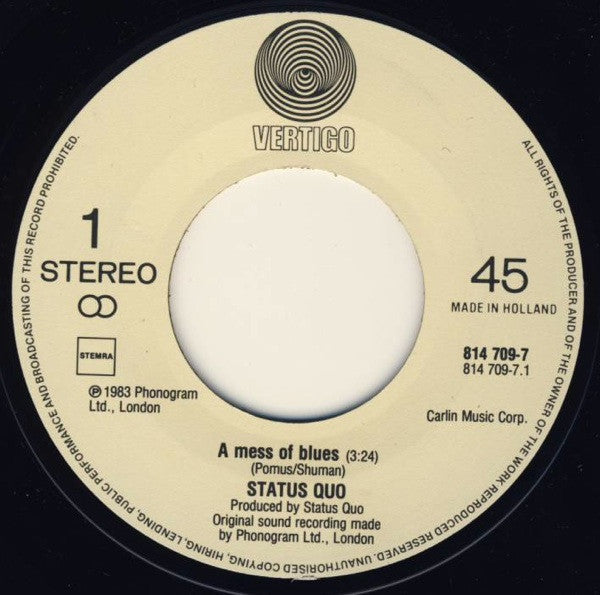 Status Quo -A Mess Of Blues
