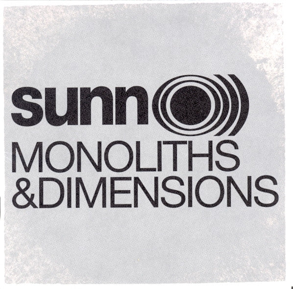 Sunn O))) -Monoliths & Dimensions
