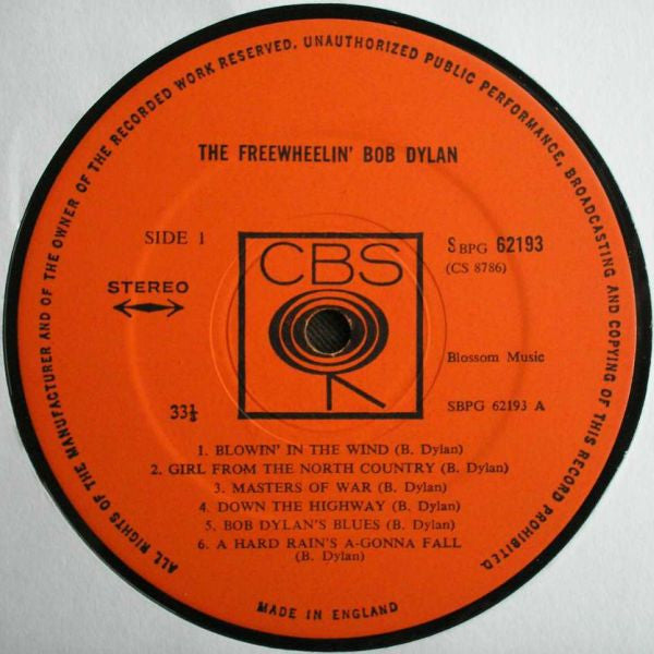 Bob Dylan -The Freewheelin' Bob Dylan