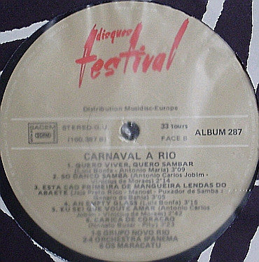 Various -Carnaval À Rio