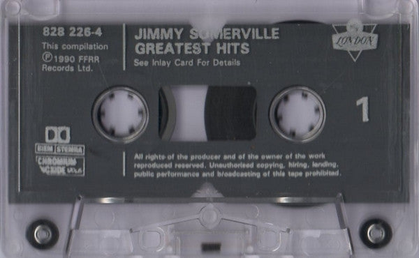 Jimmy Somerville Featuring Bronski Beat And The Communards -The Singles Collection 1984/1990