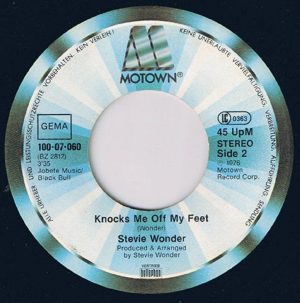 Stevie Wonder -I Ain't Gonna Stand For It