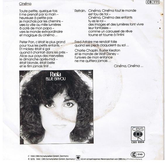 Paola (2) -Cinema