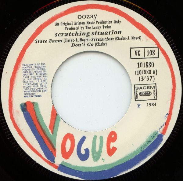 Oozay -Scratching Situation