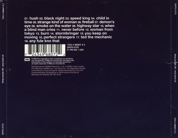 Deep Purple -30: Very Best Of